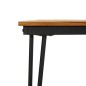 vidaXL Mesa de jardín con patas en U madera maciza acacia 200x90x75 cm vidaXL Mesa de jardín con patas en U madera maciza acacia 200x90x75 cm
