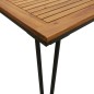 vidaXL Mesa de jardín con patas en U madera maciza acacia 200x90x75 cm vidaXL Mesa de jardín con patas en U madera maciza acacia 200x90x75 cm