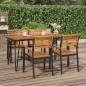vidaXL Mesa de jardín con patas en U madera maciza acacia 160x80x75 cm vidaXL Mesa de jardín con patas en U madera maciza acacia 160x80x75 cm