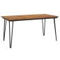 vidaXL Mesa de jardín con patas en U madera maciza acacia 160x80x75 cm vidaXL Mesa de jardín con patas en U madera maciza acacia 160x80x75 cm