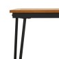 vidaXL Mesa de jardín con patas en U madera maciza acacia 160x80x75 cm vidaXL Mesa de jardín con patas en U madera maciza acacia 160x80x75 cm