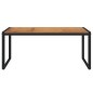 vidaXL Mesa de jardín con patas en U madera maciza acacia 180x90x75 cm vidaXL Mesa de jardín con patas en U madera maciza acacia 180x90x75 cm