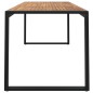 vidaXL Mesa de jardín con patas en U madera maciza acacia 180x90x75 cm vidaXL Mesa de jardín con patas en U madera maciza acacia 180x90x75 cm