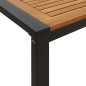 vidaXL Mesa de jardín con patas en U madera maciza acacia 180x90x75 cm vidaXL Mesa de jardín con patas en U madera maciza acacia 180x90x75 cm