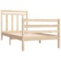 vidaXL Estructura de cama madera maciza 75x190 cm vidaXL Estructura de cama madera maciza 75x190 cm