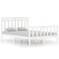 vidaXL Estructura cama madera maciza doble pequeña blanca 120x190 cm vidaXL Estructura cama madera maciza doble pequeña blanca 120x190 cm