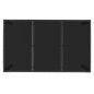 vidaXL Mesa de jardín superficie de vidrio ratán PE negro 150x90x75 cm vidaXL Mesa de jardín superficie de vidrio ratán PE negro 150x90x75 cm
