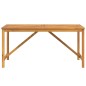 vidaXL Mesa de comedor de jardín madera maciza de acacia 150x90x74 cm vidaXL Mesa de comedor de jardín madera maciza de acacia 150x90x74 cm
