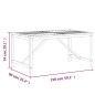 vidaXL Mesa de comedor de jardín madera maciza de acacia 150x90x74 cm vidaXL Mesa de comedor de jardín madera maciza de acacia 150x90x74 cm