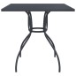 vidaXL Mesa de jardín malla de acero gris antracita 80x80x72,5 cm vidaXL Mesa de jardín malla de acero gris antracita 80x80x72,5 cm