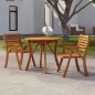 vidaXL Mesa de jardín madera maciza de acacia Ø85 cm vidaXL Mesa de jardín madera maciza de acacia Ø85 cm