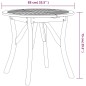 vidaXL Mesa de jardín madera maciza de acacia Ø85 cm vidaXL Mesa de jardín madera maciza de acacia Ø85 cm