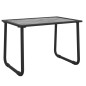 vidaXL Juego muebles de jardín 3 pzas y cojines acero gris antracita