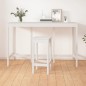 vidaXL Mesa alta de bar madera maciza de pino blanco 180x80x110 cm vidaXL Mesa alta de bar madera maciza de pino blanco 180x80x110 cm