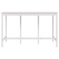 vidaXL Mesa alta de bar madera maciza de pino blanco 180x80x110 cm vidaXL Mesa alta de bar madera maciza de pino blanco 180x80x110 cm