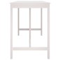 vidaXL Mesa alta de bar madera maciza de pino blanco 180x80x110 cm vidaXL Mesa alta de bar madera maciza de pino blanco 180x80x110 cm