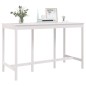 vidaXL Mesa alta de bar madera maciza de pino blanco 180x80x110 cm vidaXL Mesa alta de bar madera maciza de pino blanco 180x80x110 cm