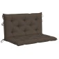 vidaXL Banco columpio de 2 plazas hojas de palma y cojín bambú 202 cm vidaXL Banco columpio de 2 plazas hojas de palma y cojín bambú 202 cm