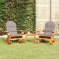 vidaXL Juego de muebles de jardín Adirondack 3 piezas madera acacia vidaXL Juego de muebles de jardín Adirondack 3 piezas madera acacia