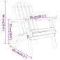 vidaXL Juego de muebles de jardín Adirondack 5 piezas madera acacia vidaXL Juego de muebles de jardín Adirondack 5 piezas madera acacia