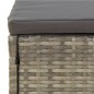 vidaXL Set de muebles de jardín 6 pzas y cojines ratán sintético gris vidaXL Set de muebles de jardín 6 pzas y cojines ratán sintético gris