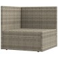 vidaXL Set de muebles de jardín 9 pzas y cojines ratán sintético gris vidaXL Set de muebles de jardín 9 pzas y cojines ratán sintético gris