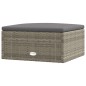 vidaXL Set de muebles de jardín 8 pzas y cojines ratán sintético gris vidaXL Set de muebles de jardín 8 pzas y cojines ratán sintético gris