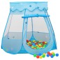 vidaXL Tienda de juegos para niños azul 102x102x82 cm 