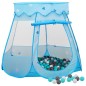 vidaXL Tienda de juegos para niños con 250 bolas azul 102x102x82 cm vidaXL Tienda de juegos para niños con 250 bolas azul 102x102x82 cm