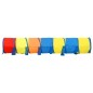 vidaXL Túnel de juegos niños con 250 bolas poliéster multicolor 245 cm vidaXL Túnel de juegos niños con 250 bolas poliéster multicolor 245 cm