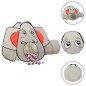 vidaXL Tienda de juegos diseño de elefante 250 bolas gris 174x86x101cm vidaXL Tienda de juegos diseño de elefante 250 bolas gris 174x86x101cm