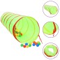 vidaXL Túnel de juegos para niños con 250 bolas poliéster verde 175 cm vidaXL Túnel de juegos para niños con 250 bolas poliéster verde 175 cm