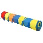 vidaXL Túnel de juegos niños con 250 bolas poliéster multicolor 245 cm vidaXL Túnel de juegos niños con 250 bolas poliéster multicolor 245 cm