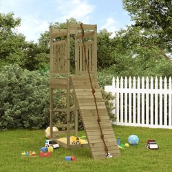vidaXL Parque infantil de exterior madera de pino impregnada