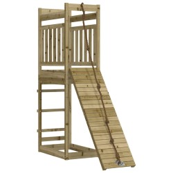 vidaXL Parque infantil de exterior madera de pino impregnada