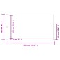 vidaXL Toldo lateral retráctil para patio 160x300 cm negro
