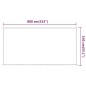 vidaXL Toldo vertical blanco 140x800 cm tela oxford vidaXL Toldo vertical blanco 140x800 cm tela oxford