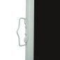 vidaXL Toldo lateral retráctil de jardín negro 100x500 cm vidaXL Toldo lateral retráctil de jardín negro 100x500 cm