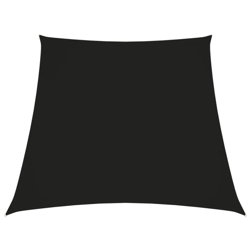 vidaXL Toldo de vela trapezoidal de tela oxford negro 3/5x4 m vidaXL Toldo de vela trapezoidal de tela oxford negro 3/5x4 m