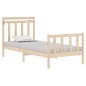 vidaXL Estructura de cama madera maciza 90x190 cm vidaXL Estructura de cama madera maciza 90x190 cm