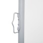 vidaXL Toldo lateral doble retráctil de jardín color crema 170x600 cm