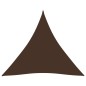 vidaXL Toldo de vela triangular tela Oxford marrón 4x4x4 m vidaXL Toldo de vela triangular tela Oxford marrón 4x4x4 m