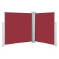 vidaXL Toldo lateral retráctil rojo 160x600 cm 