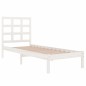 vidaXL Estructura de cama individual madera maciza blanco 90x190 cm vidaXL Estructura de cama individual madera maciza blanco 90x190 cm