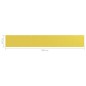 vidaXL Toldo para balcón HDPE amarillo 75x500 cm 