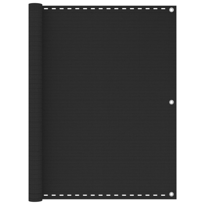 vidaXL Toldo para balcón HDPE gris antracita 120x400 cm vidaXL Toldo para balcón HDPE gris antracita 120x400 cm