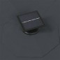vidaXL Sombrilla de pared con LEDs y poste de metal 300 cm antracita vidaXL Sombrilla de pared con LEDs y poste de metal 300 cm antracita