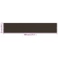 vidaXL Toldo para balcón HDPE marrón 75x400 cm vidaXL Toldo para balcón HDPE marrón 75x400 cm