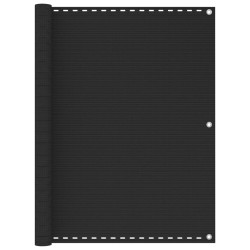 vidaXL Toldo para balcón HDPE gris antracita 120x600 cm