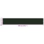 vidaXL Toldo para balcón HDPE verde oscuro 90x600 cm vidaXL Toldo para balcón HDPE verde oscuro 90x600 cm